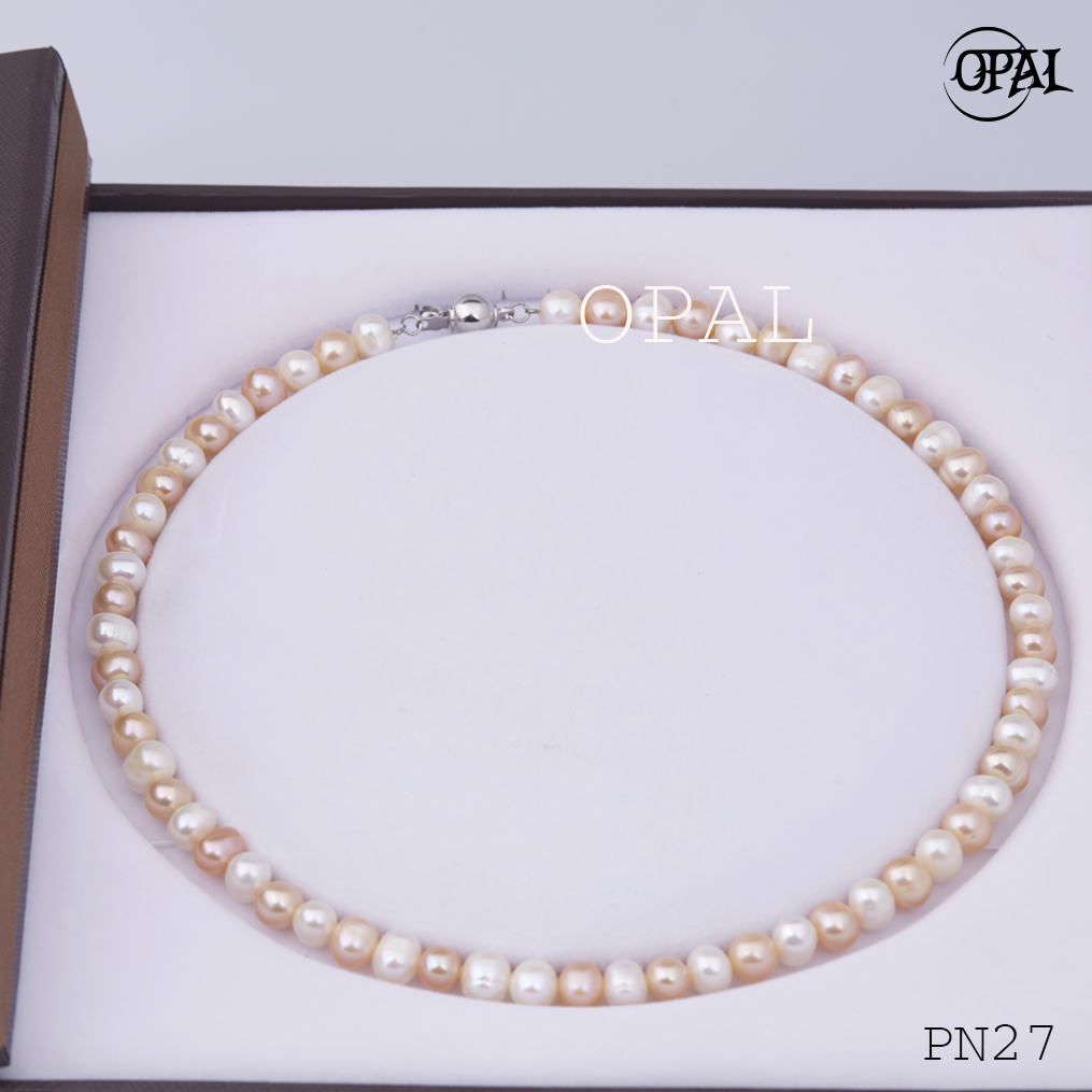PN27- Chuỗi vòng cổ ngọc trai OPAL