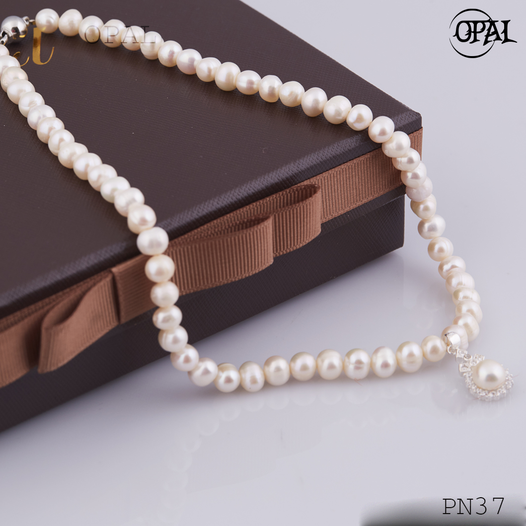 PN37- Chuỗi vòng cổ ngọc trai OPAL