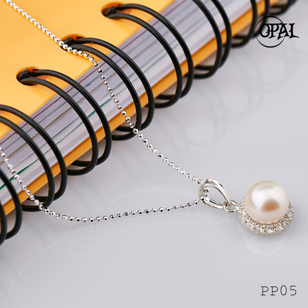  PP05 - Dây chuyền bạc kèm mặt Ngọc Trai OPAL 