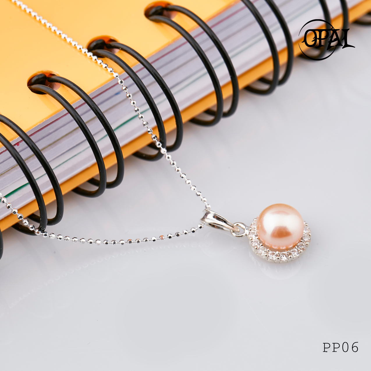 PP06- Dây chuyền bạc kèm mặt Ngọc Trai OPAL