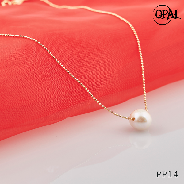 PP14-Dây chuyền bạc liền mặt Ngọc Trai OPAL 