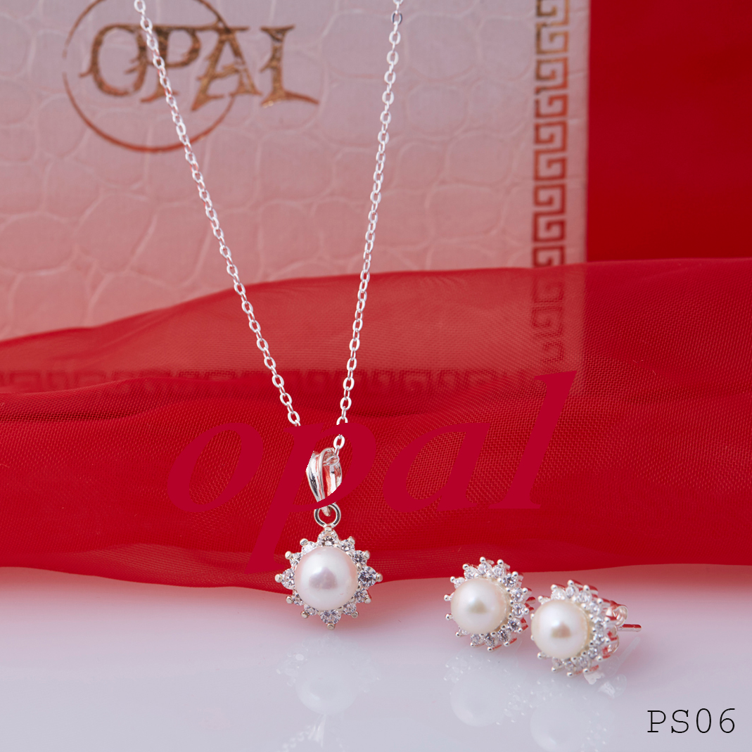 PS06 - Bộ trang sức ngọc trai OPAL