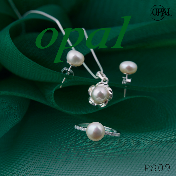 PS09 - Bộ trang sức ngọc trai OPAL 