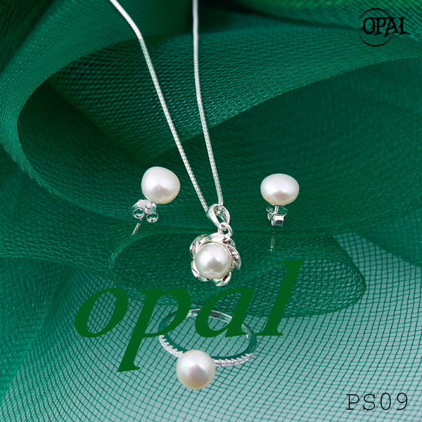  PS09 - Bộ trang sức ngọc trai OPAL 