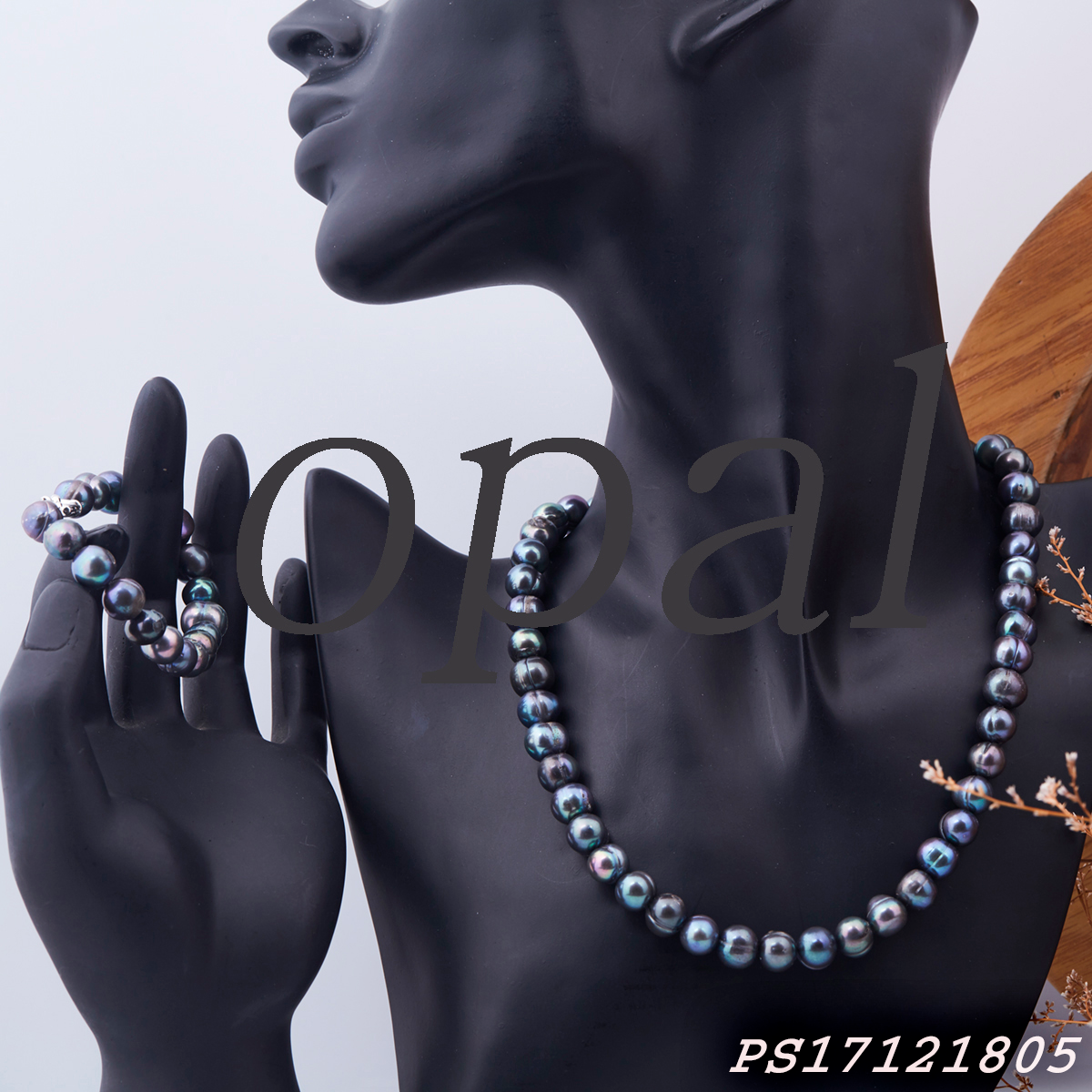 PS17121805 - Bộ trang sức ngọc trai tự nhiên OPAL