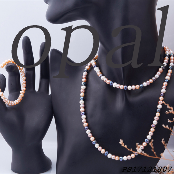  PS17121807 - Bộ trang sức ngọc trai tự nhiên OPAL 