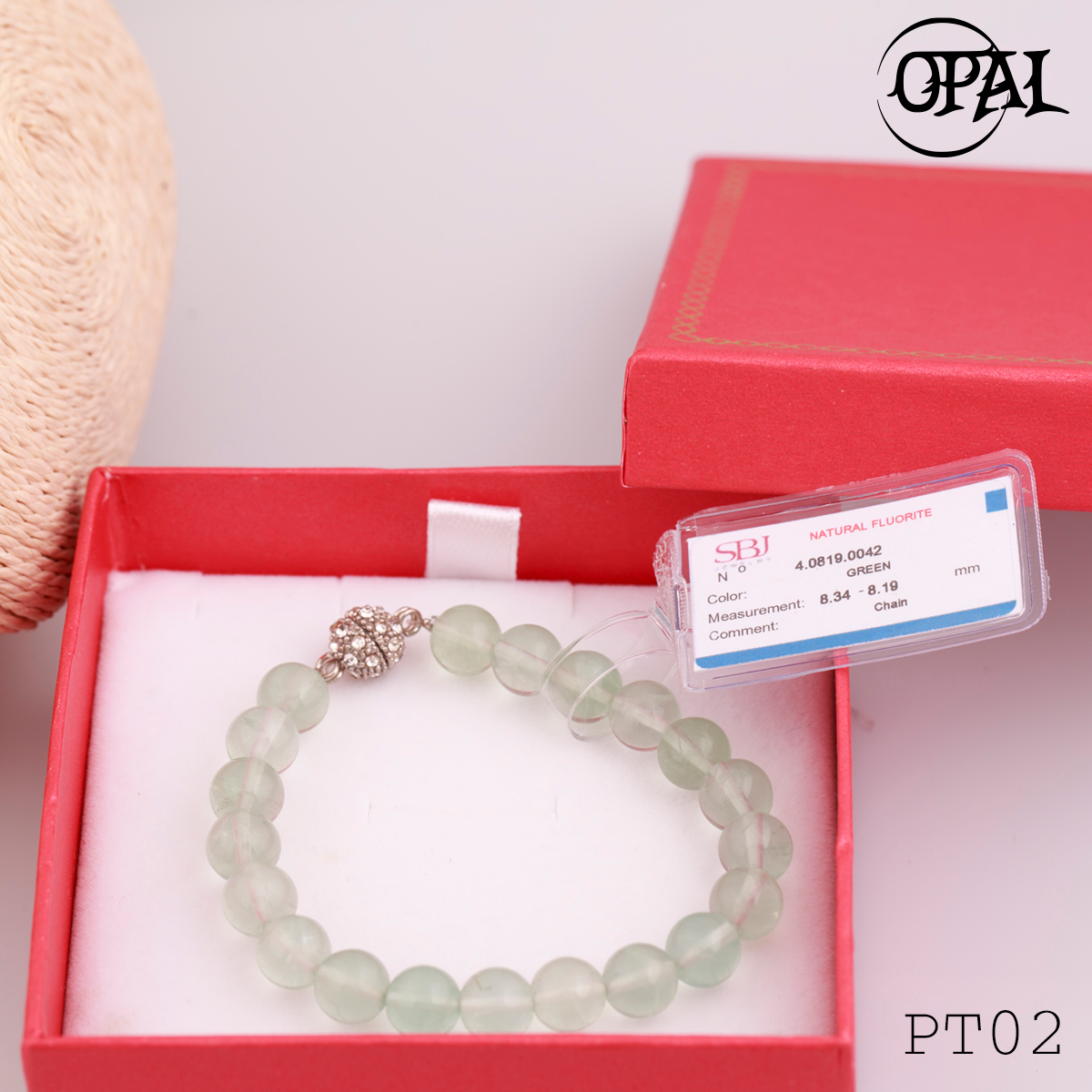 PT02 - Vòng đá Flourite thiên nhiên