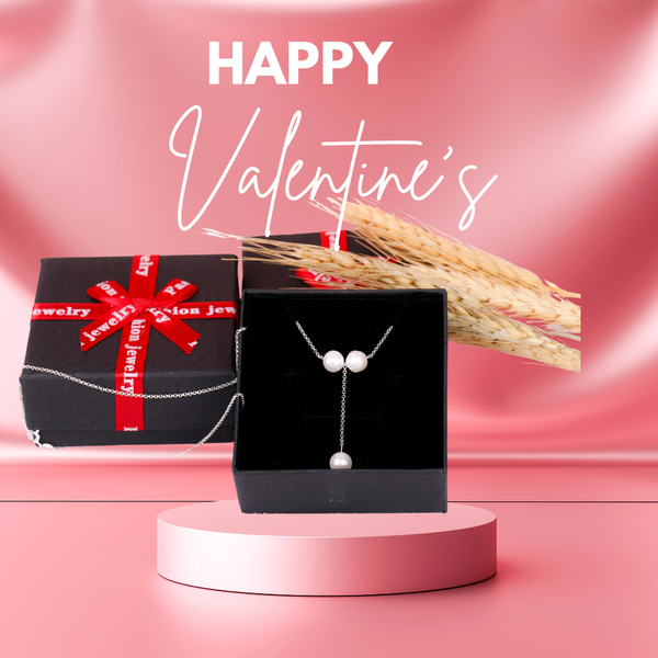  Quà tặng Valentine ,dây chuyền bạc đính Ngọc Trai nước ngọt tự chọn size ngọc . 