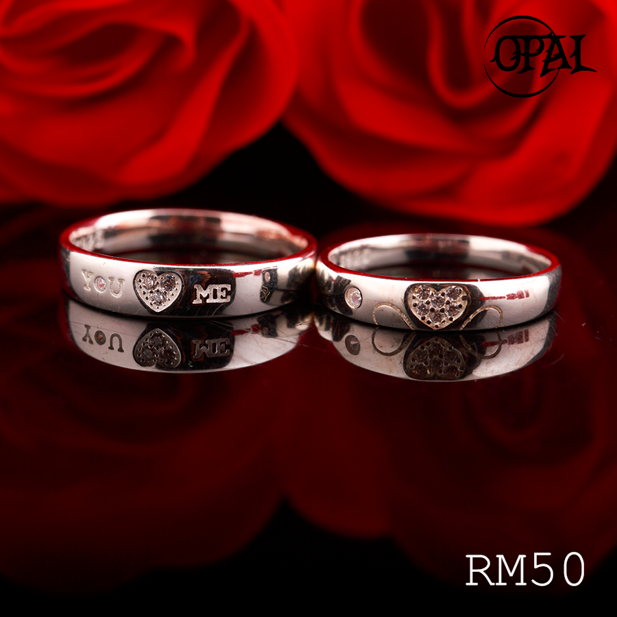 RM50 - Nhẫn tình nhân cao cấp Opal