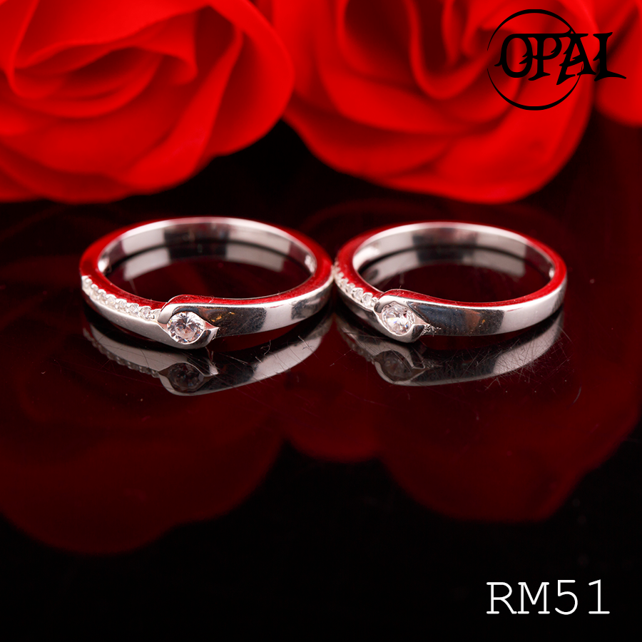 RM51 - Nhẫn tình nhân cao cấp Opal