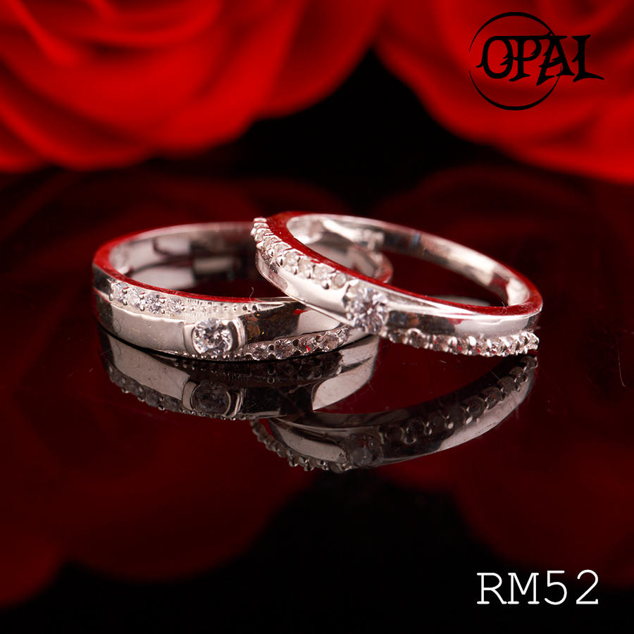 RM52 - Nhẫn tình nhân cao cấp Opal