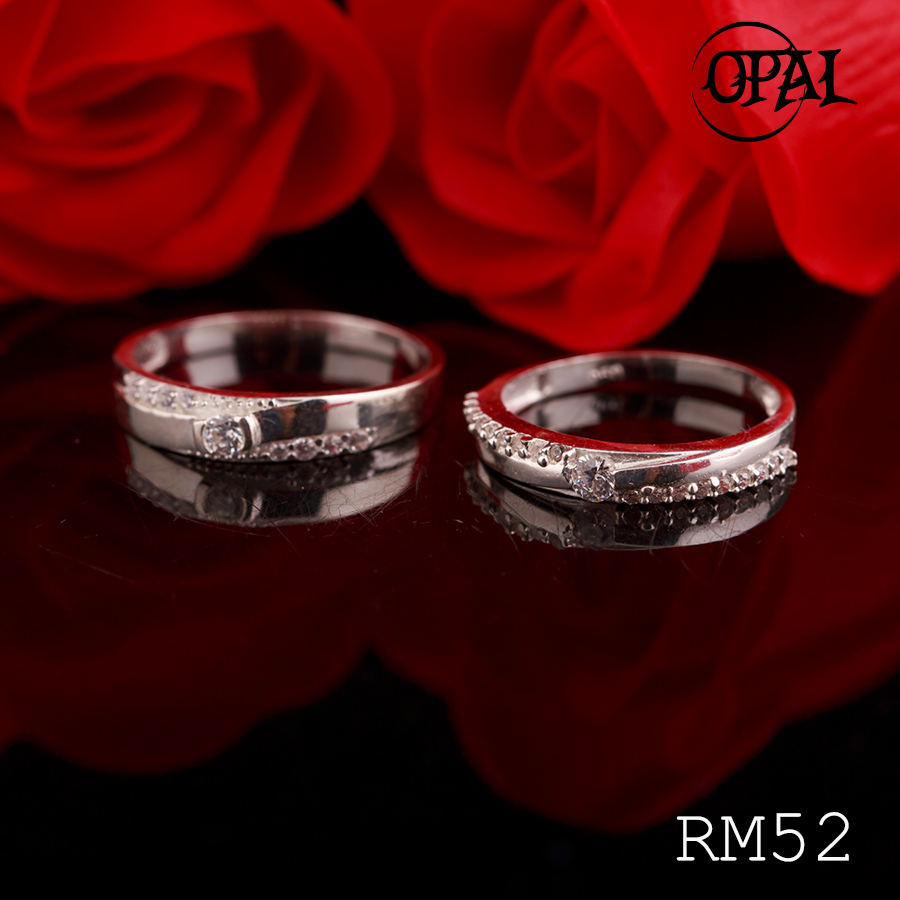 RM52 - Nhẫn tình nhân cao cấp Opal