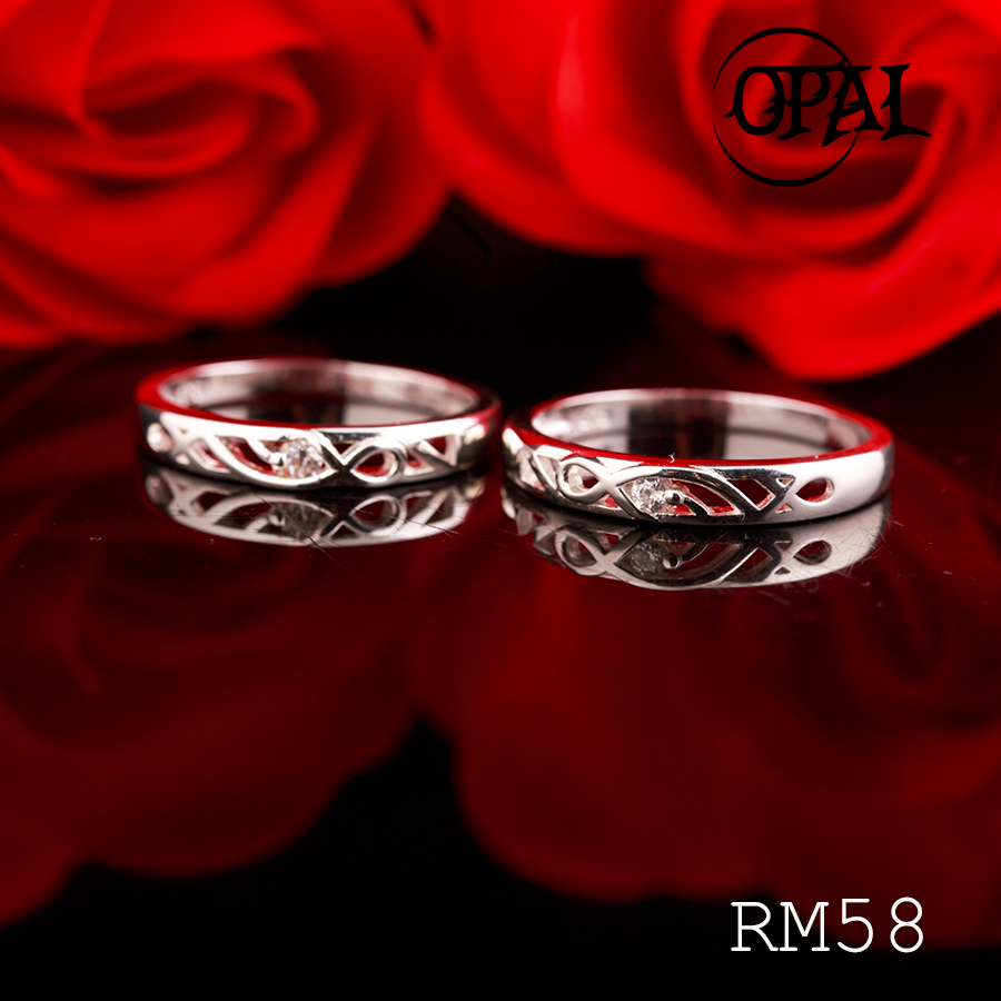 RM58 - Nhẫn tình nhân cao cấp Opal