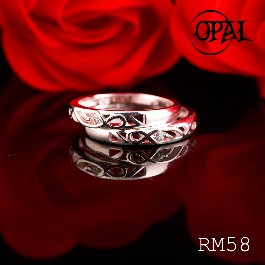 RM58 - Nhẫn tình nhân cao cấp Opal