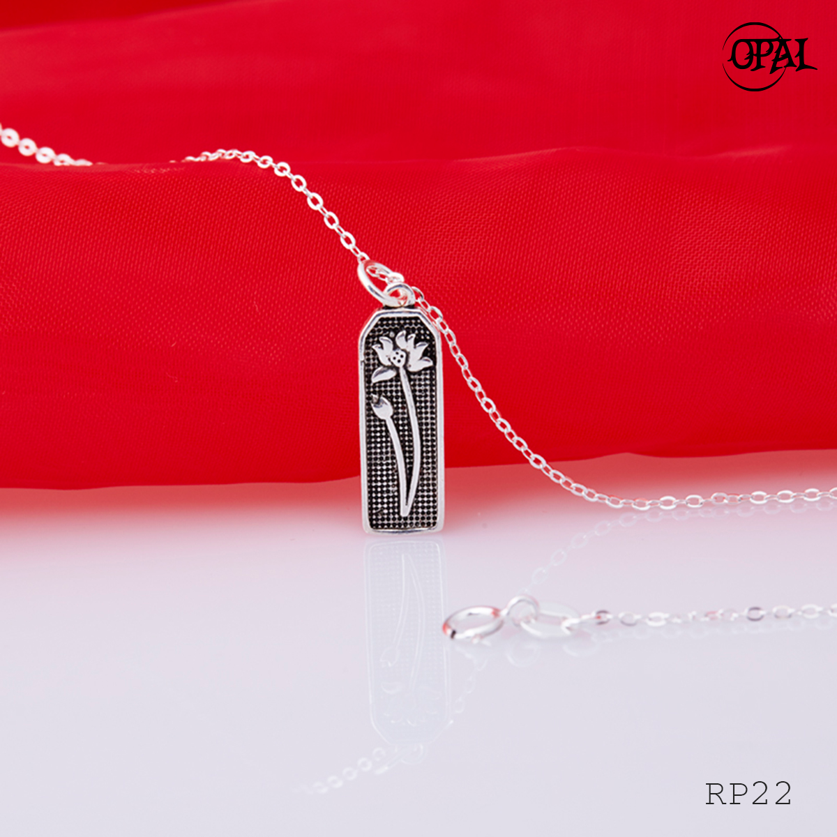 RP22- Bộ mặt và dây chuyền bạc OPAL