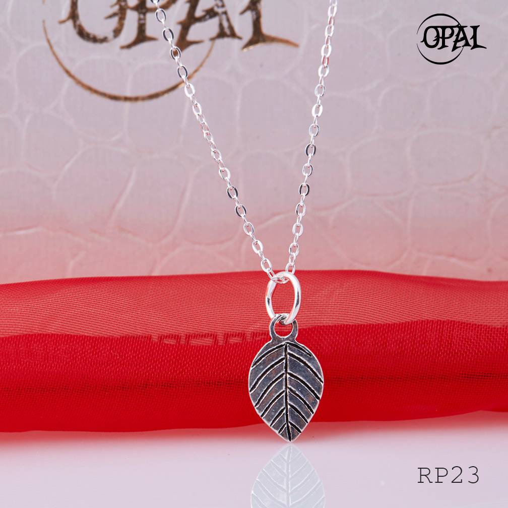 RP23- Bộ mặt và dây chuyền bạc OPAL