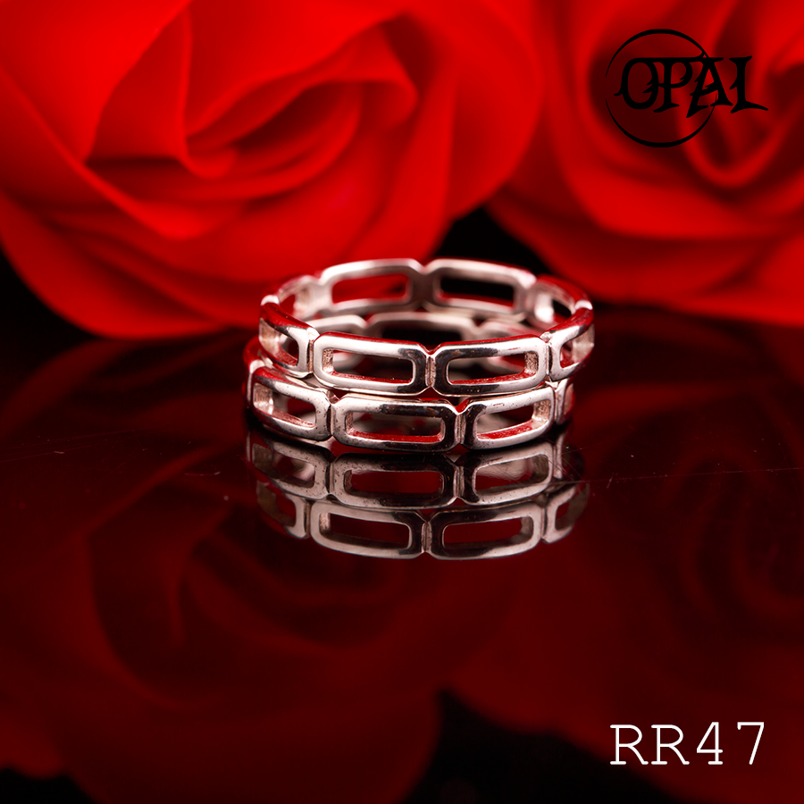 RR47- Nhẫn tình nhân cao cấp Opal