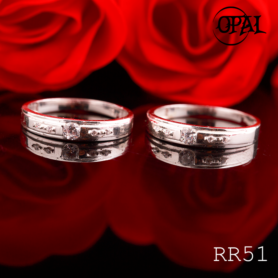 RR51- Nhẫn tình nhân cao cấp Opal