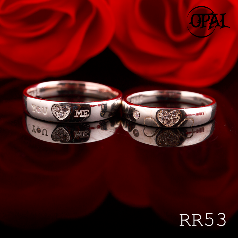 RR53- Nhẫn tình nhân cao cấp Opal