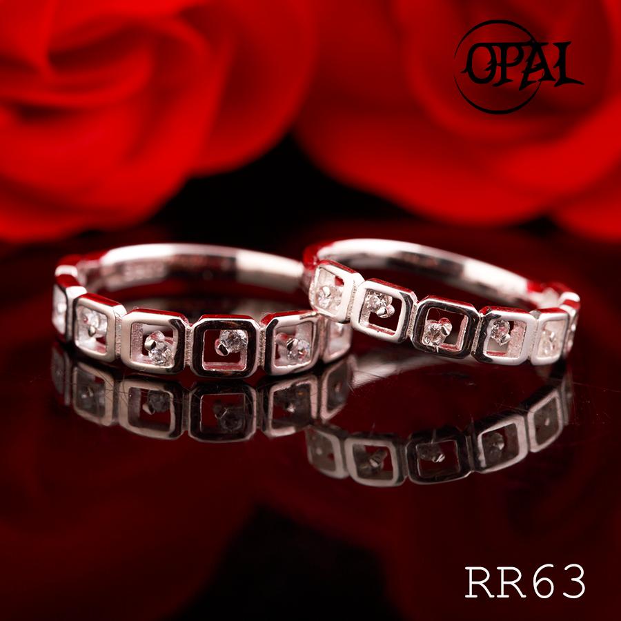 RR63 - Nhẫn tình nhân cao cấp Opal