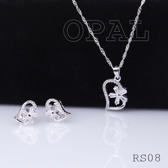 RS08- Bộ trang sức bạc đính đá Ross RS05011908