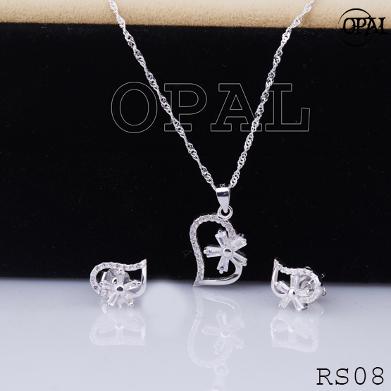 RS08- Bộ trang sức bạc đính đá Ross RS05011908