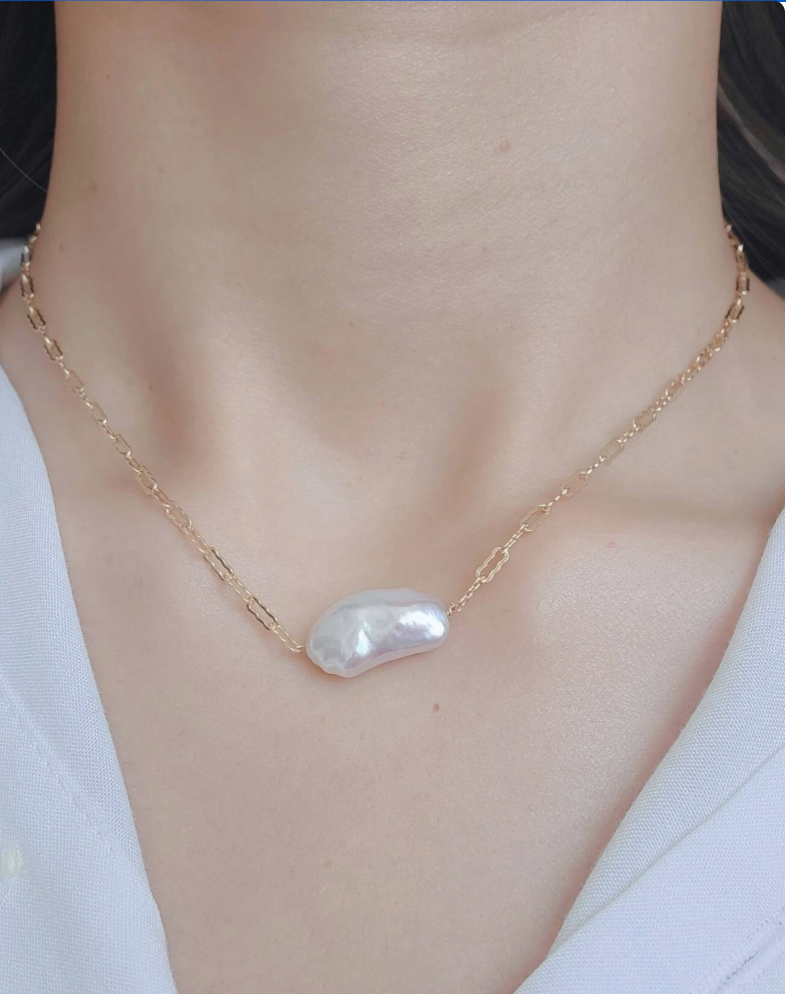 Dây chuyền Ngọc Trai thô