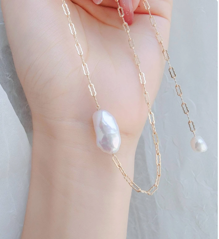 Dây chuyền Ngọc Trai thô