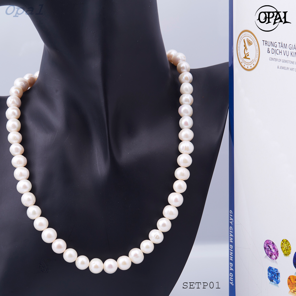 SETP01 - Bộ trang sức chuỗi ngọc trai OPAL