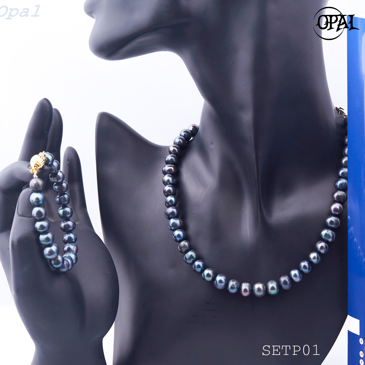 SETP01 - Bộ trang sức chuỗi ngọc trai OPAL