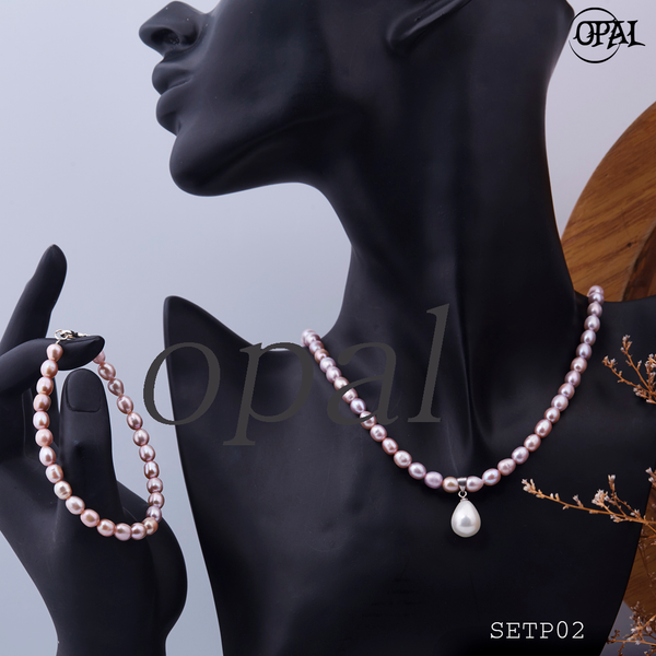  SETP02 - Bộ trang sức ngọc trai OPAL 