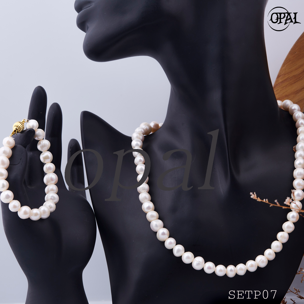 SETP07 - Bộ trang sức ngọc trai OPAL