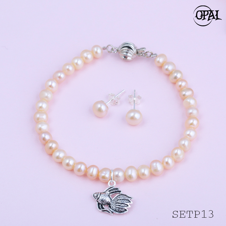 SETP13 - Bộ trang sức Ngọc Trai OPAL