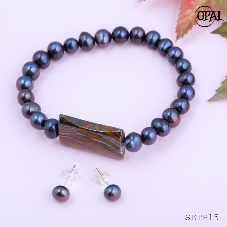 SETP15-Bộ trang sức ngọc trai OPAL.