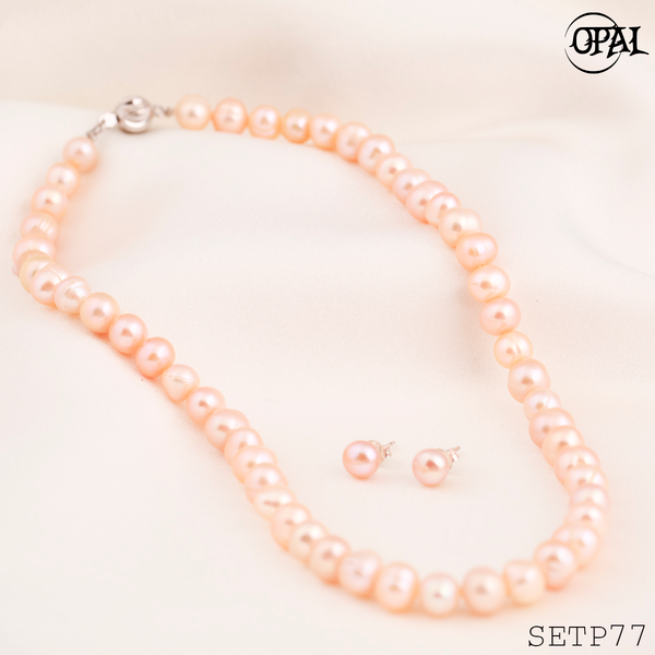  SETP77-Bộ trang sức ngọc trai OPAL 