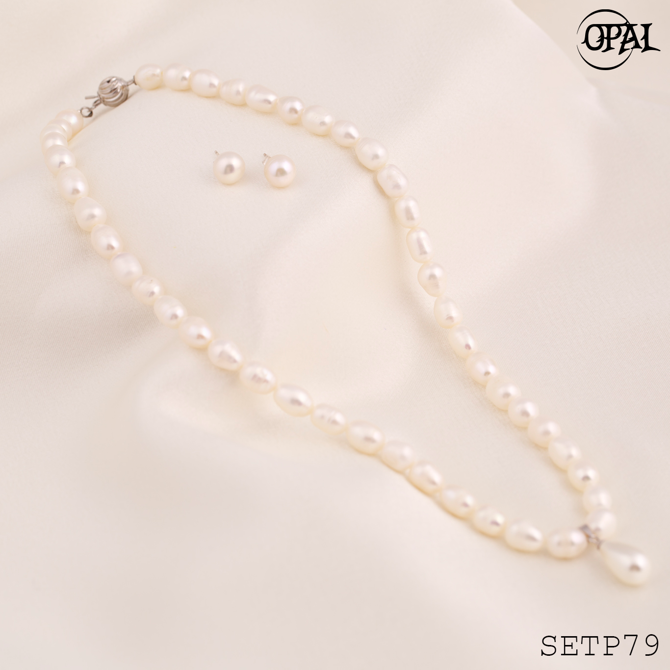 SETP79-Bộ trang sức ngọc trai OPAL