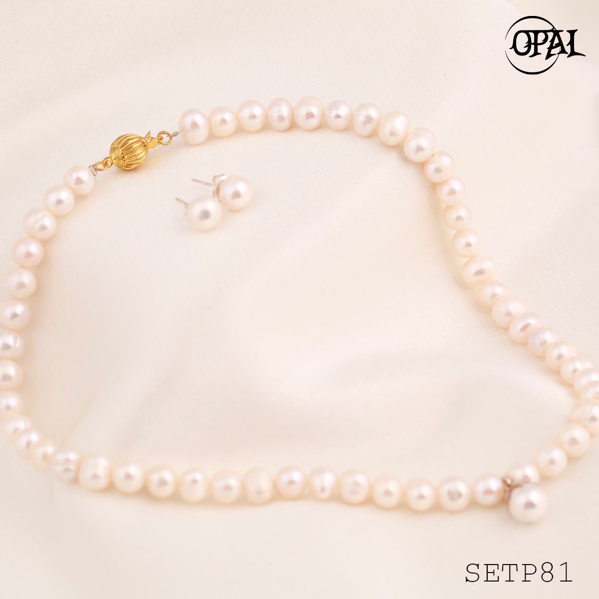 SETP81-Bộ trang sức ngọc trai OPAL