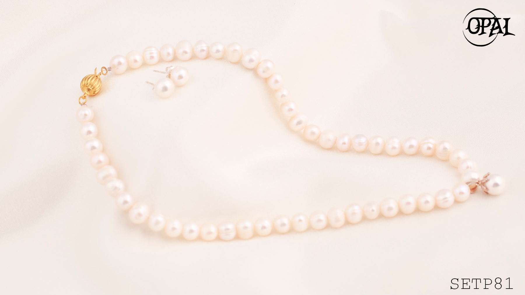 SETP81-Bộ trang sức ngọc trai OPAL