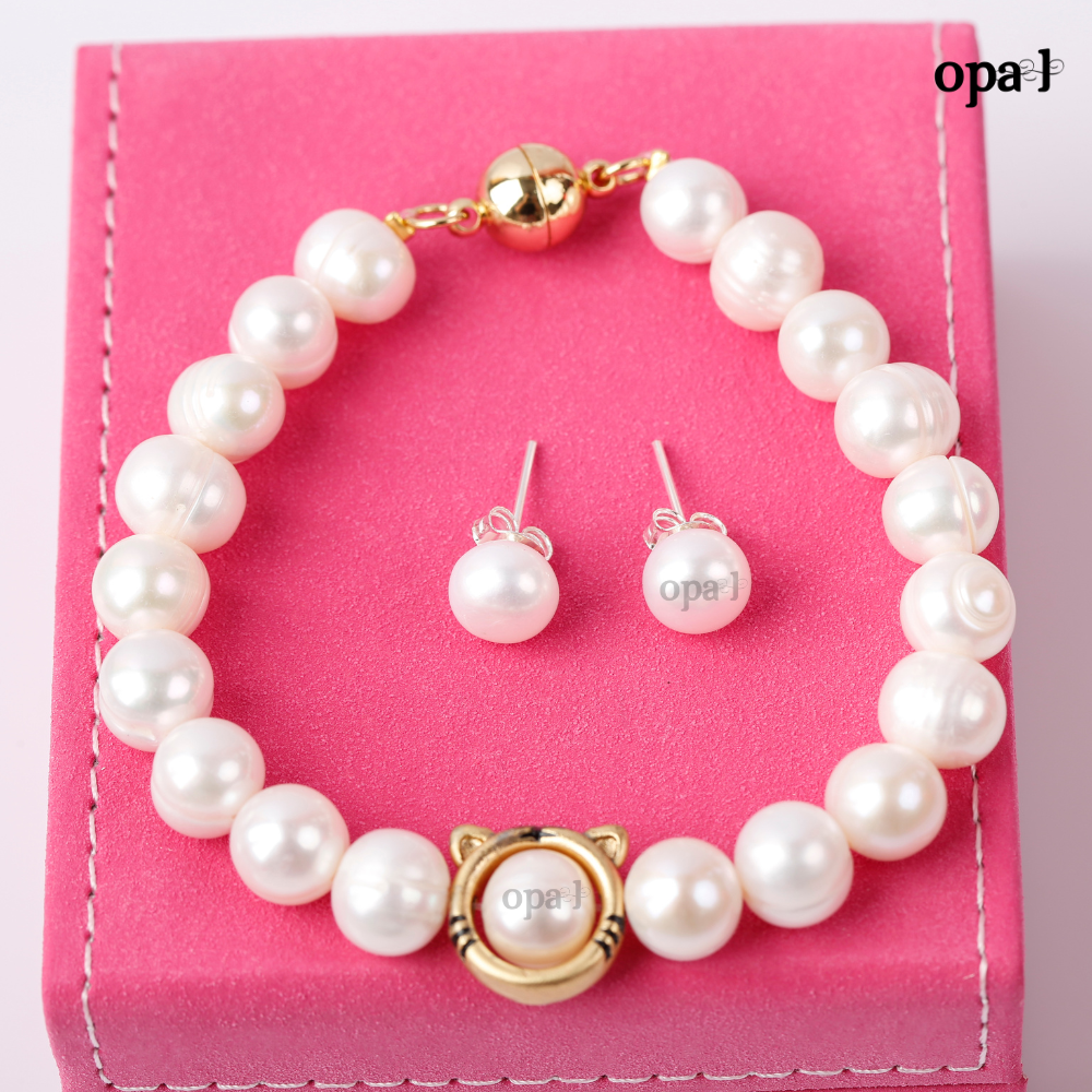 Set vòng tay và hoa tai thương hiệu Opal HT2