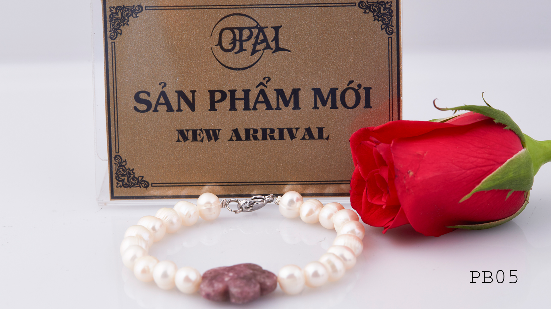 PB05 - Chuỗi vòng tay ngọc trai OPAL