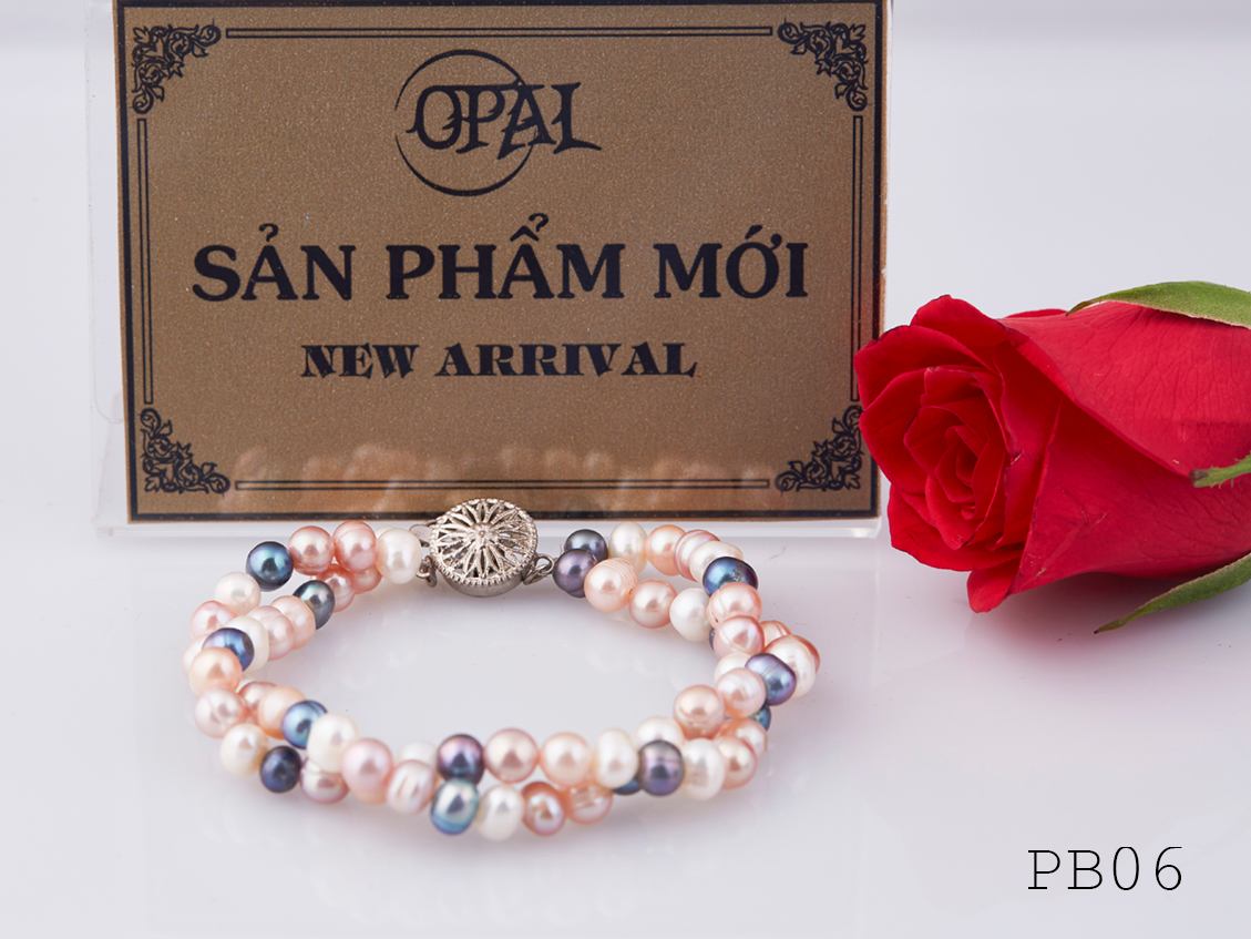PB06 - Chuỗi vòng tay ngọc trai OPAL