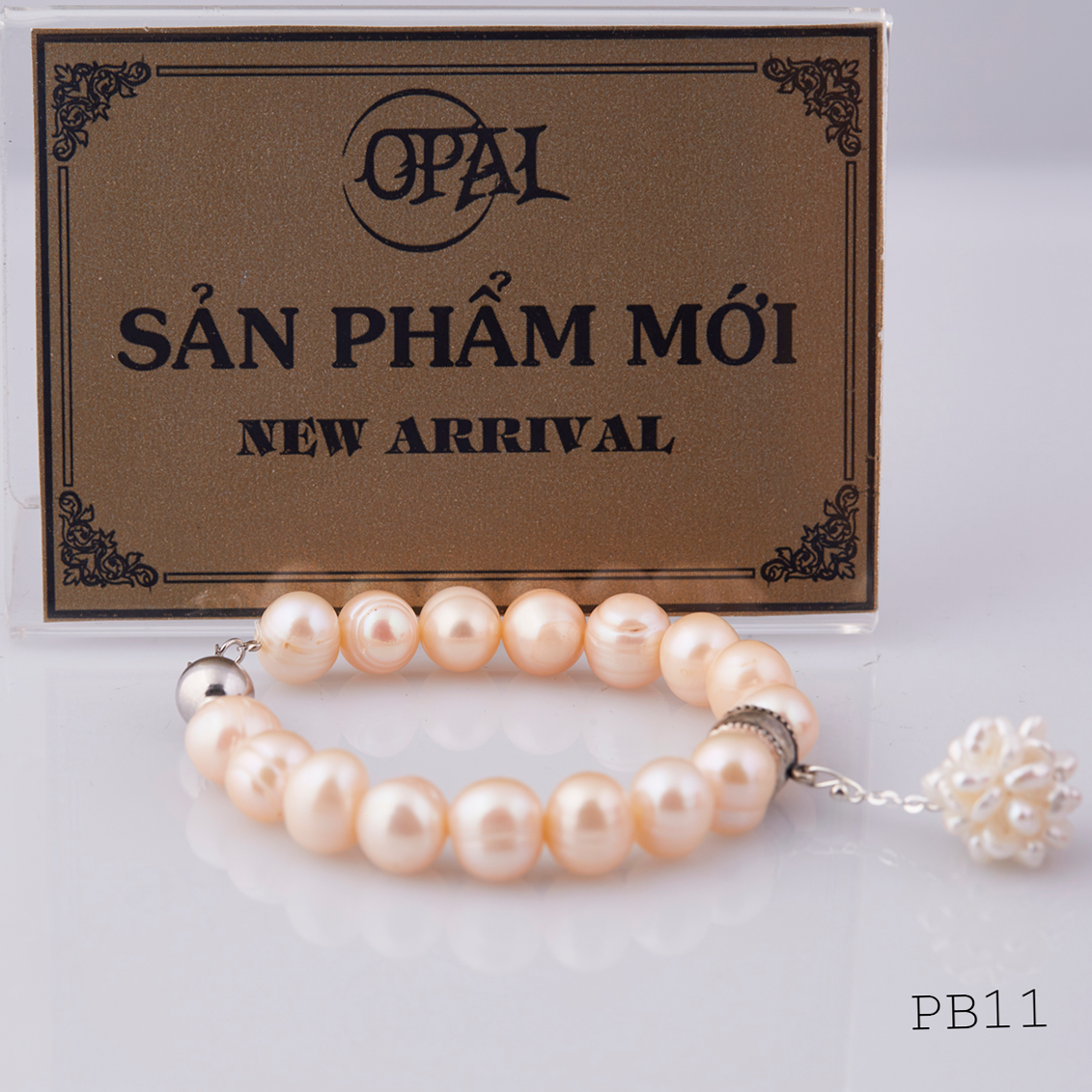 PB11 - Chuỗi vòng tay ngọc trai OPAL