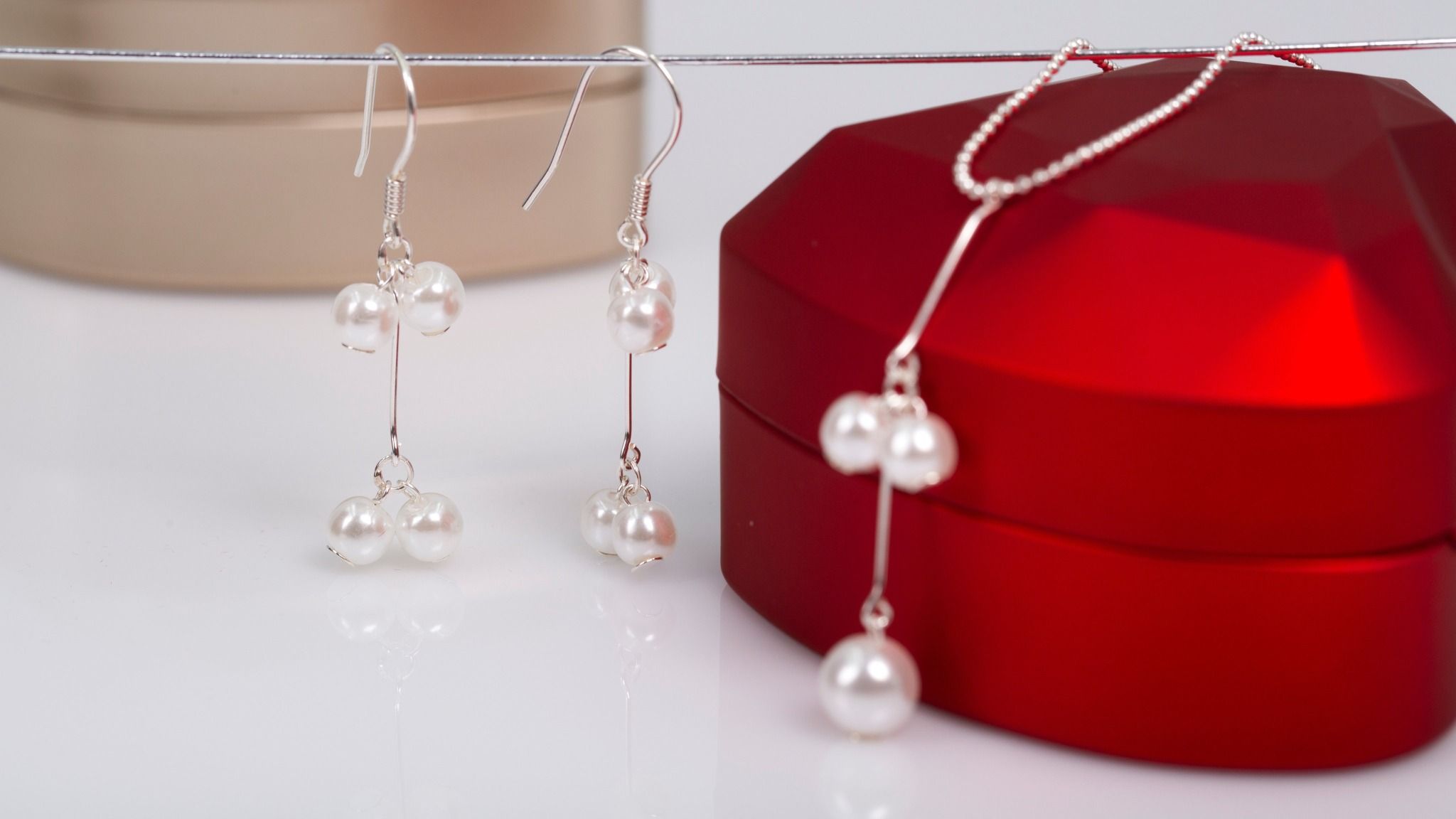 HOA TAI BẠC ĐÍNH NGỌC TRAI THƯƠNG HIỆU OPAL HT2