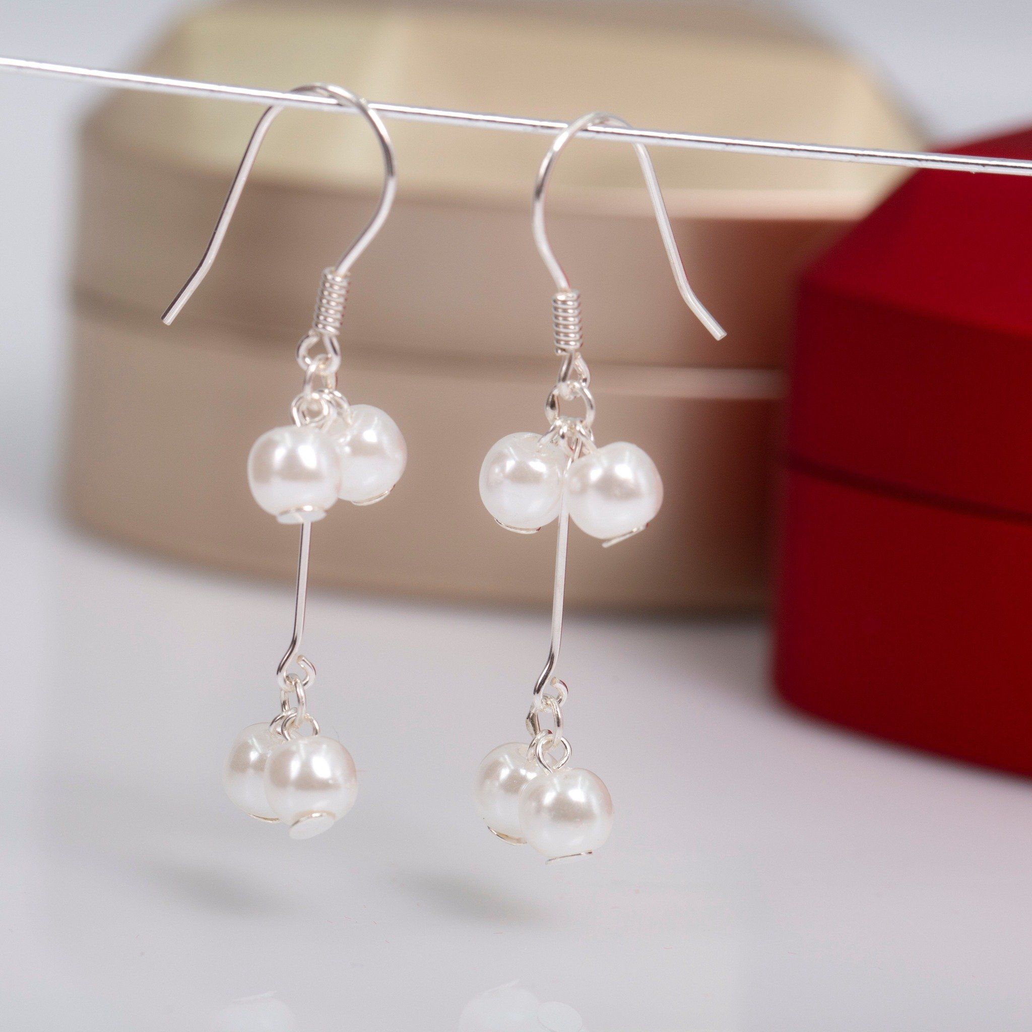 HOA TAI BẠC ĐÍNH NGỌC TRAI THƯƠNG HIỆU OPAL HT2