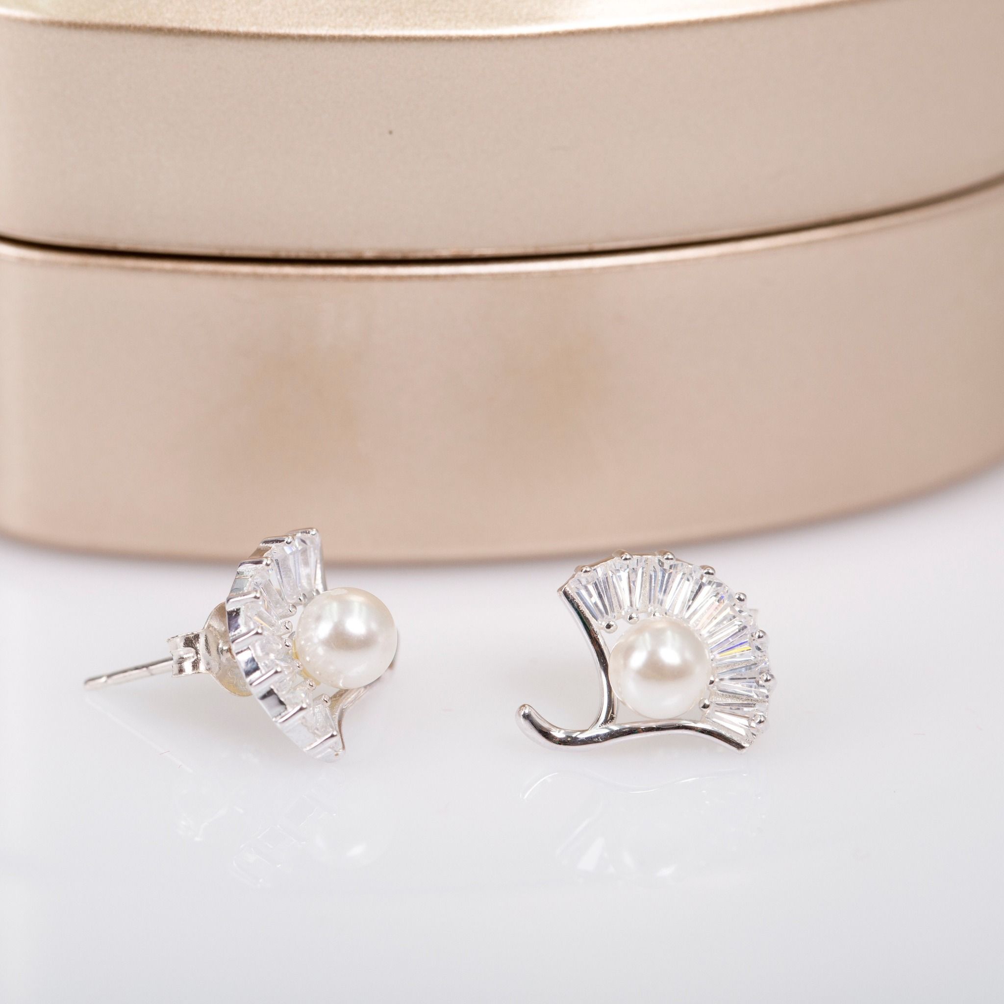 HOA TAI BẠC ĐÍNH NGỌC TRAI THƯƠNG HIỆU OPAL HT2