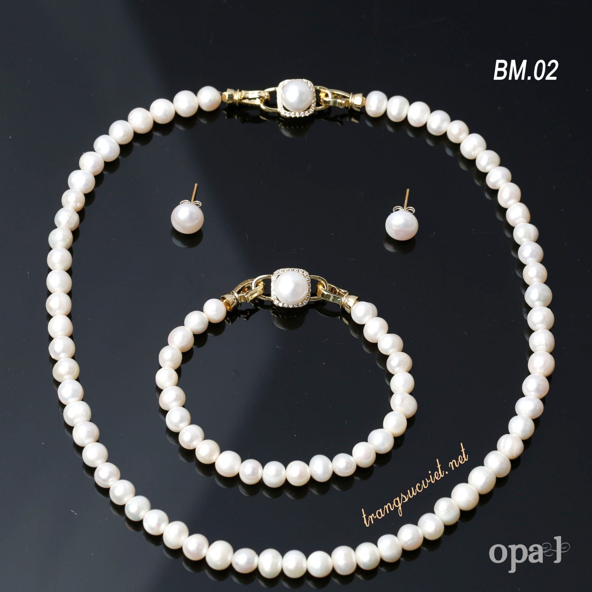 Top 4 bộ ngọc trai tự nhiên dành tặng người thân yêu thương hiệu Opal