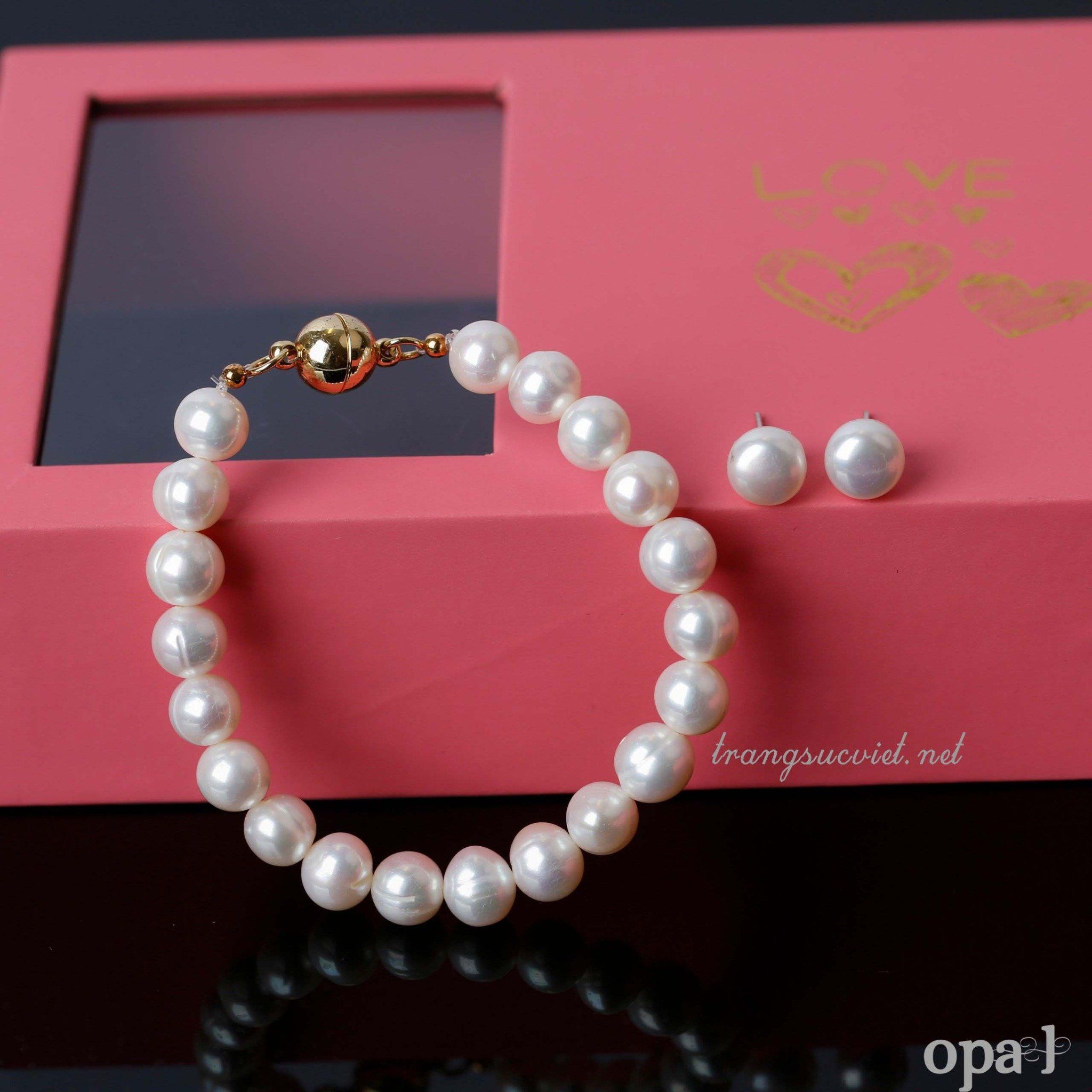 BST Vòng tay ngọc trai Opal – Dành cho chị gái, ưu đãi tháng 4: 550k