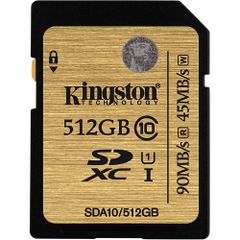  Cards Kingston Sdhc/Sdxc Uhs-I Class 10 512Gb  Sda10 