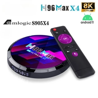 TVBOX siêu xịn H96max 8K 64G 4G Android 11