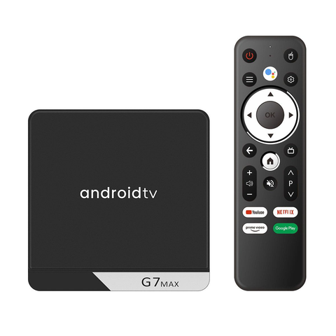 TV Box G7 Max Android TV 11 RAM 4G + 64G LAN 1000M